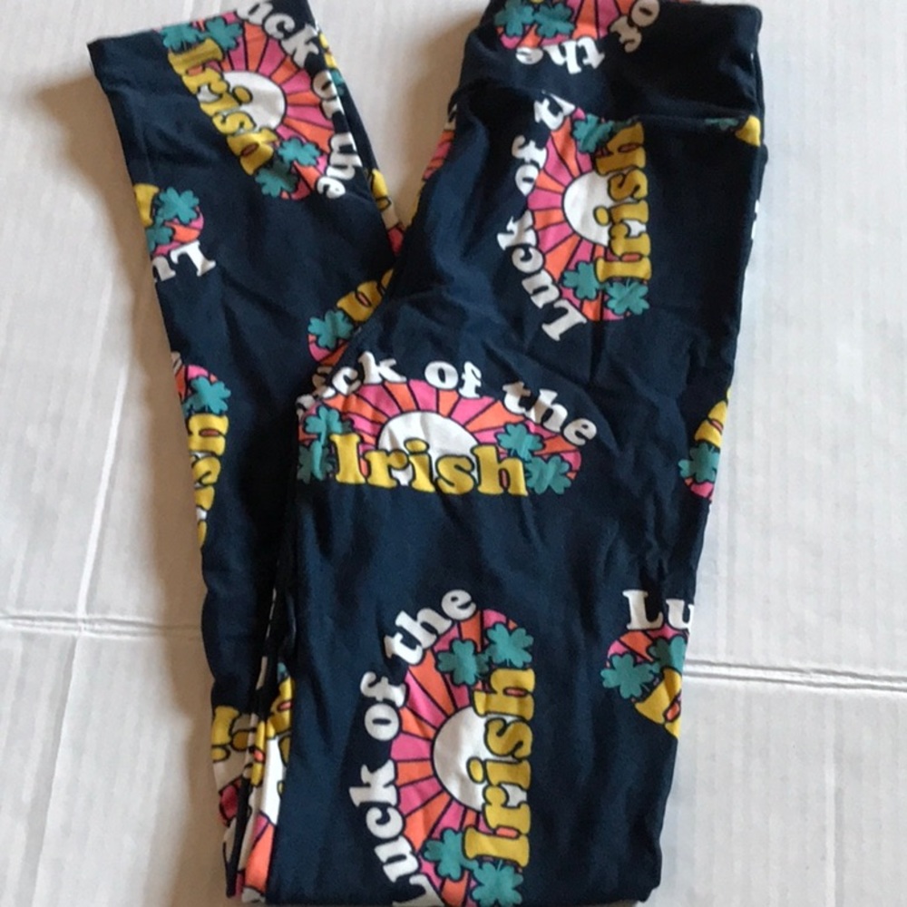 Lularoe Tween st Patrick’s day leggings